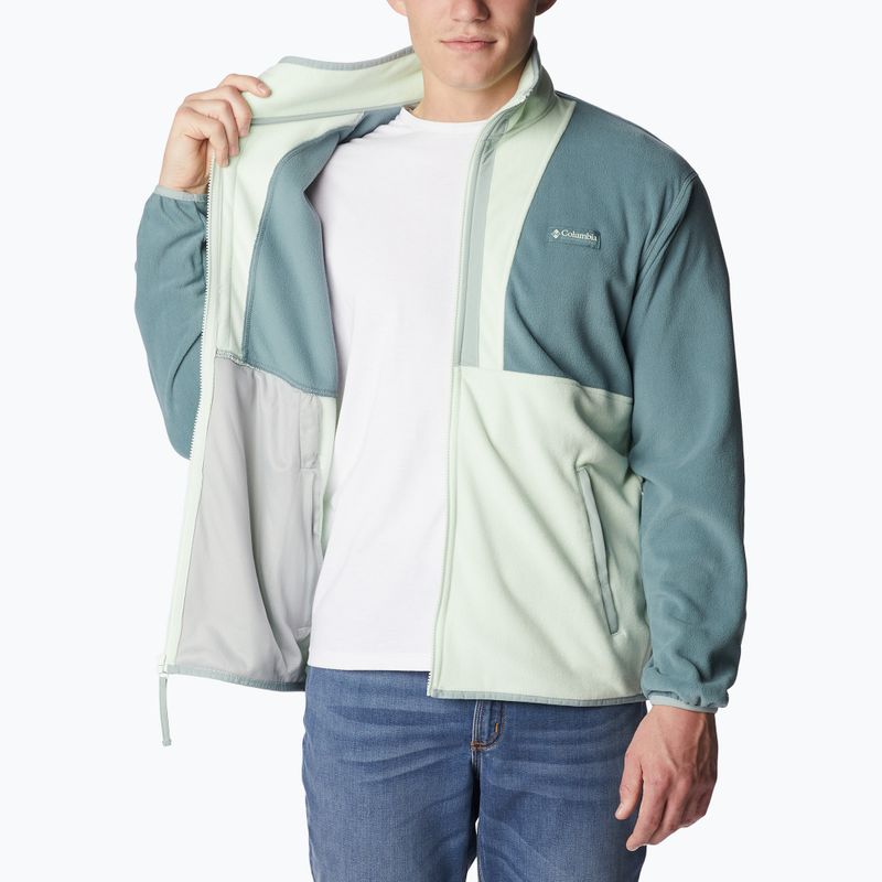 Columbia Back Bowl men's fleece sweatshirt blue-green 1890764346 4
