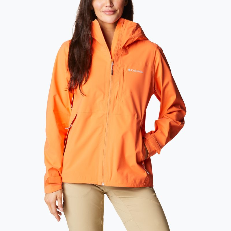 Columbia women's Omni-Tech Ampli-Dry rain jacket orange 1938973853 4