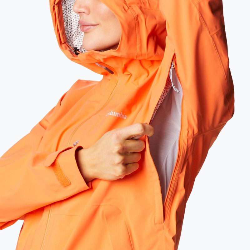 Columbia women's Omni-Tech Ampli-Dry rain jacket orange 1938973853 7