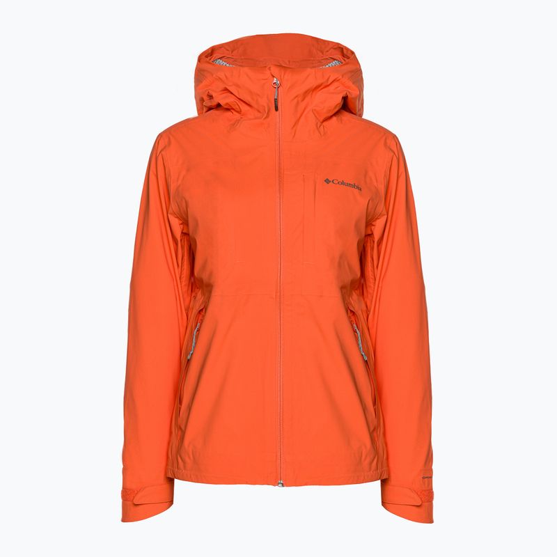 Columbia women's Omni-Tech Ampli-Dry rain jacket orange 1938973853