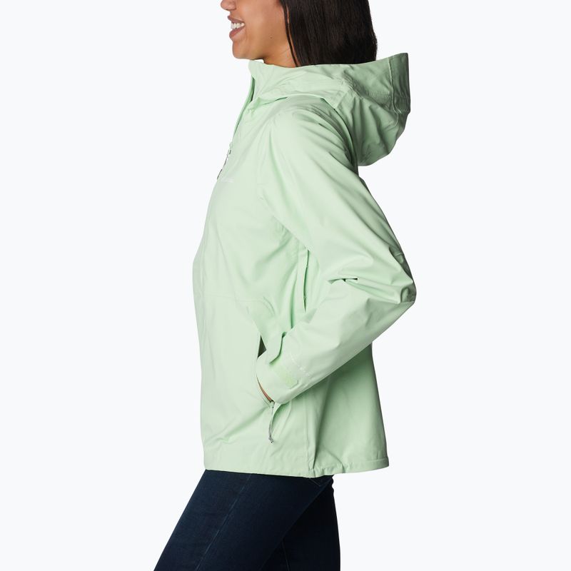 Columbia women's Omni-Tech Ampli-Dry rain jacket green 1938973372 4