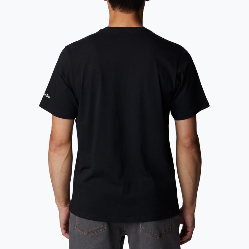 Columbia Rockaway River Graphic men's trekking shirt black 2036401 2