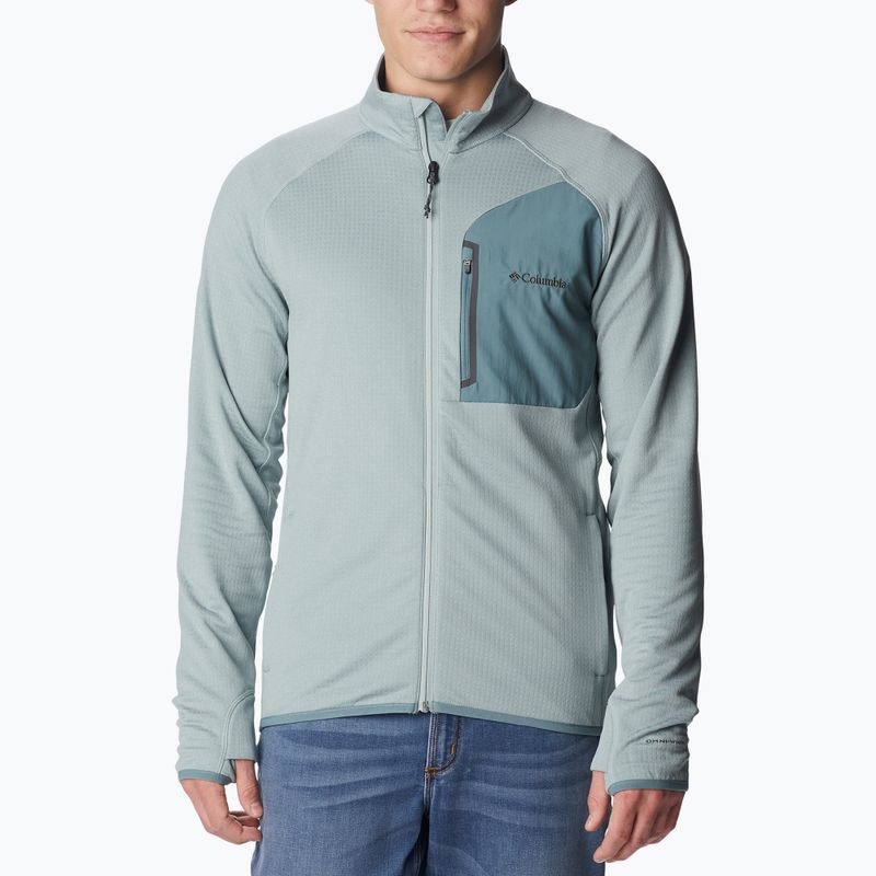 Columbia men's Triple Canyon Full Zip trekking sweatshirt blue 2031311