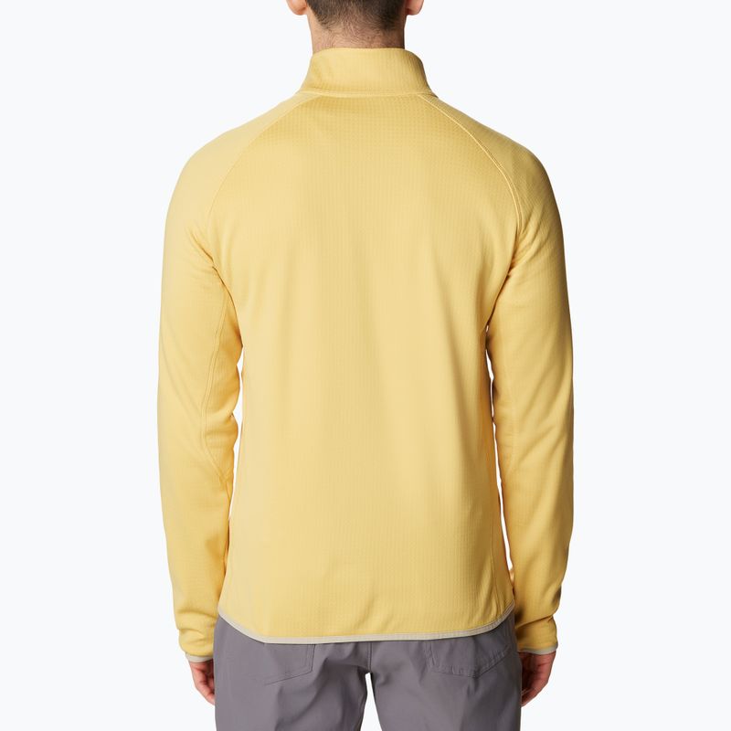Columbia men's Triple Canyon Full Zip trekking sweatshirt yellow 2031311 2