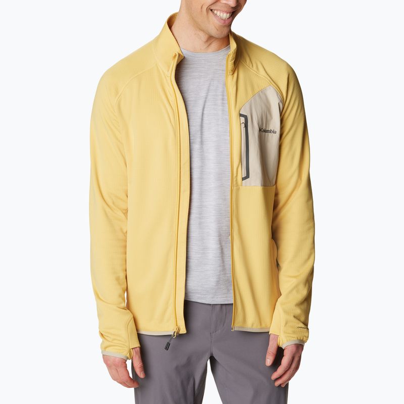 Columbia men's Triple Canyon Full Zip trekking sweatshirt yellow 2031311 3