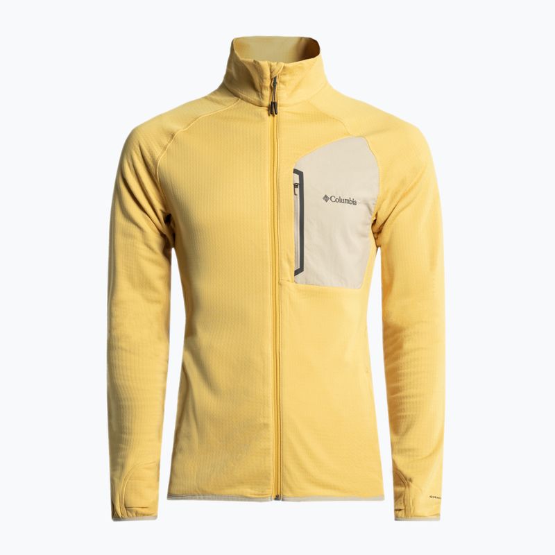 Columbia men's Triple Canyon Full Zip trekking sweatshirt yellow 2031311 9