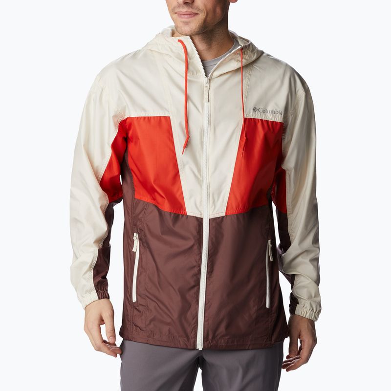 Columbia Trail Traveler light raisin/spicy/chalk men's wind jacket 2036873640 6