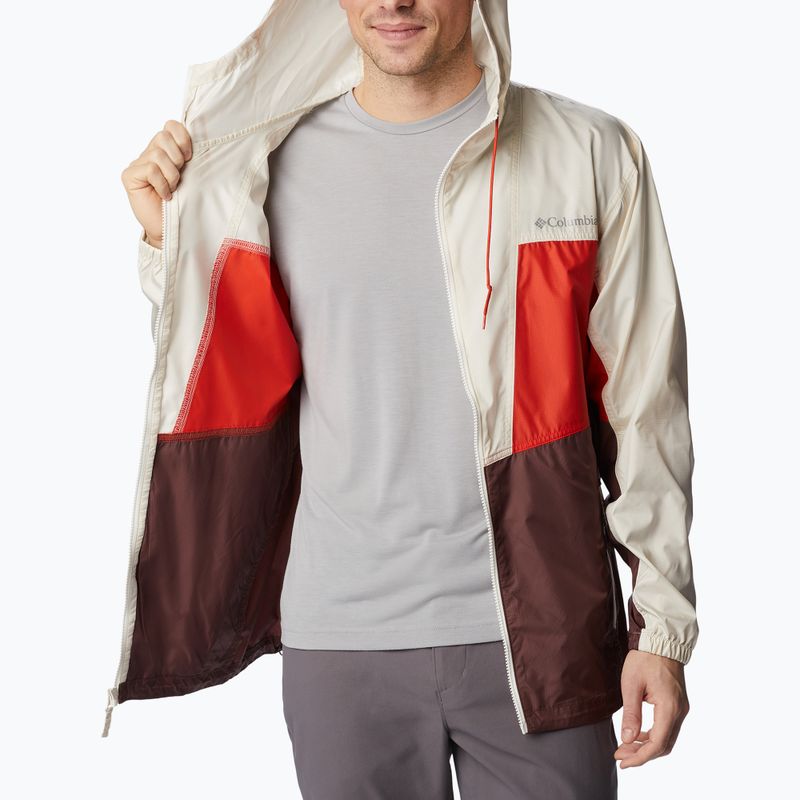 Columbia Trail Traveler light raisin/spicy/chalk men's wind jacket 2036873640 8