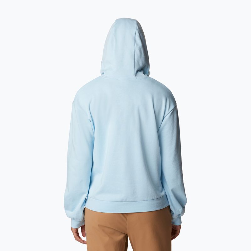 Women's trekking sweatshirt Columbia Logo III French Terry blue 2032871490 2