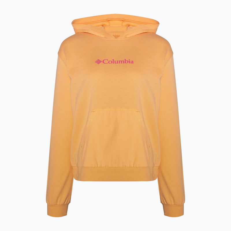 Women's Columbia Logo III French Terry trekking sweatshirt orange 2032871812 5
