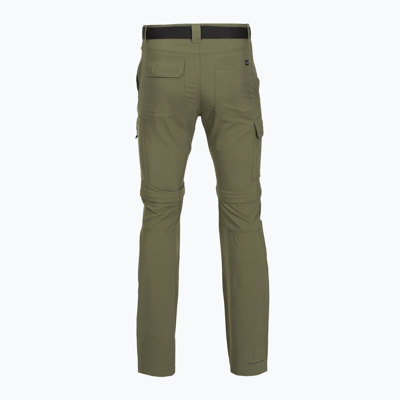 Columbia Silver Ridge Utility Convertible stone green men's trekking trousers 9