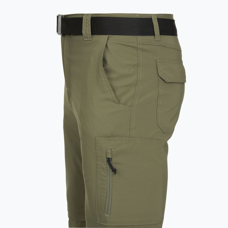 Columbia Silver Ridge Utility Convertible stone green men's trekking trousers 10