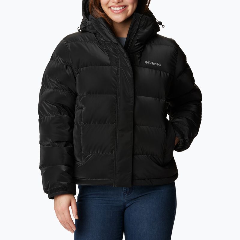 Columbia Bulo Point II Down women's jacket black velvety sheen 4