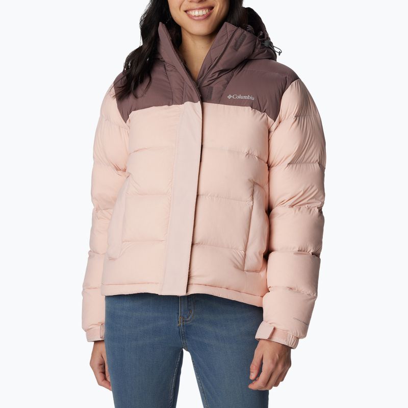 Columbia Bulo Point II Down women's jacket dusty pink/basalt crinkle 4