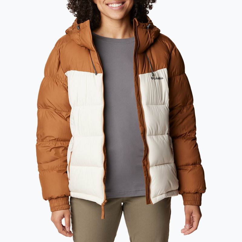 Columbia Pike Lake Insulated II women's down jacket camel brown/chalk 4