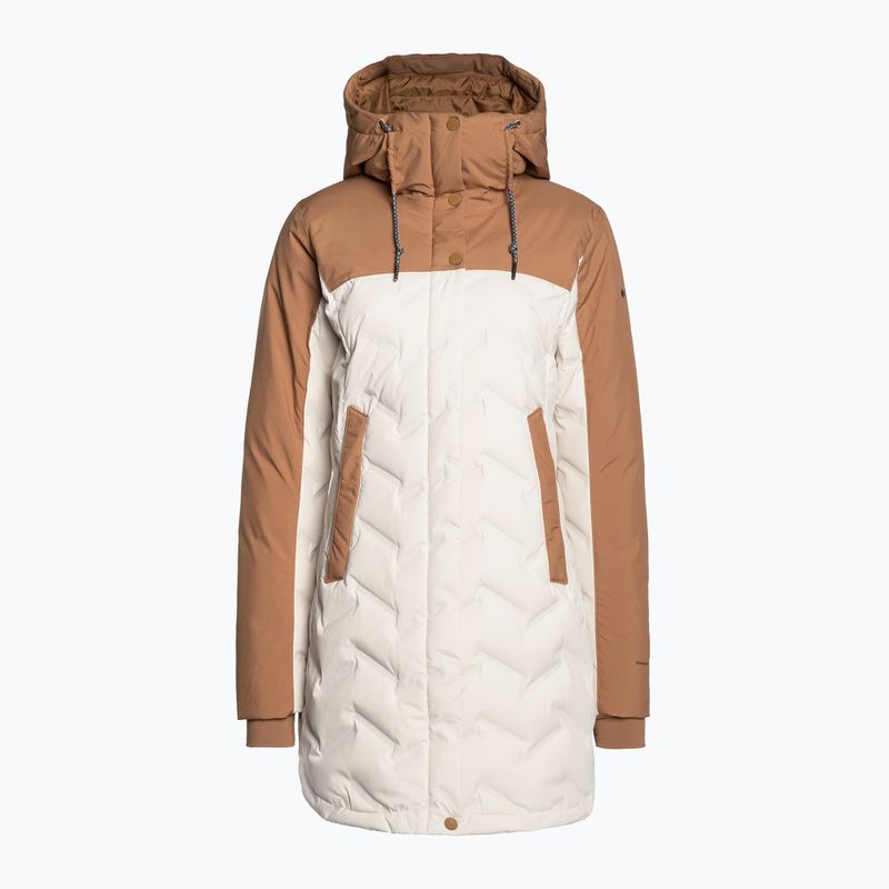 Columbia Mountain Croo II Mid Down women's jacket chalk/camel brown 8