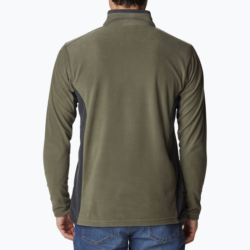 Columbia Klamath Range II HZ stone green/shark men's trekking sweatshirt 3