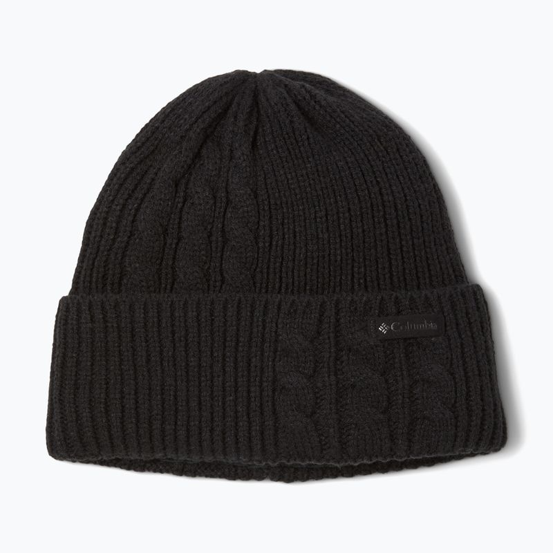 Women's winter hat Columbia Agate Pass Cable Knit black