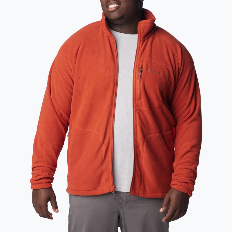 Columbia Fast Trek II wrap red men's trekking sweatshirt 2