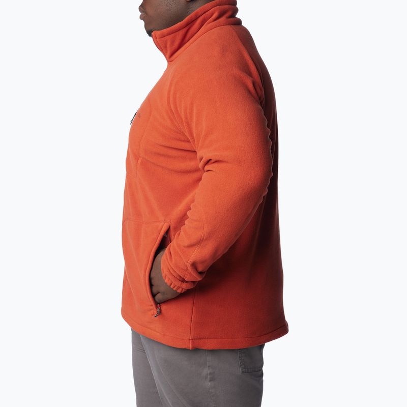 Columbia Fast Trek II wrap red men's trekking sweatshirt 3