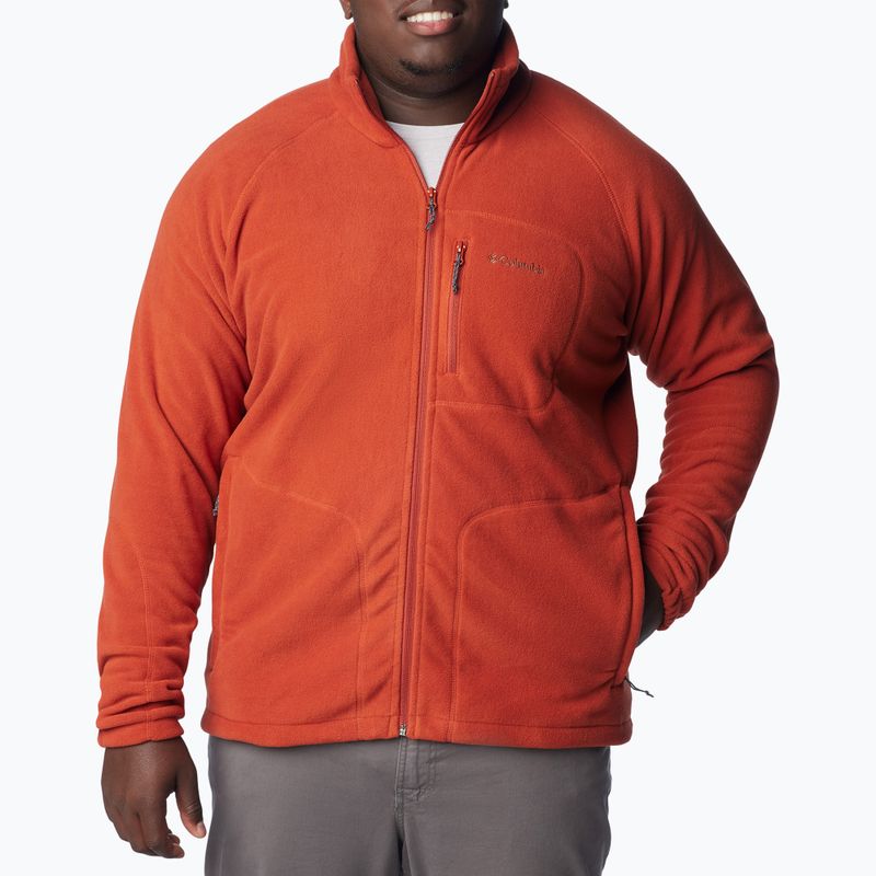 Columbia Fast Trek II wrap red men's trekking sweatshirt