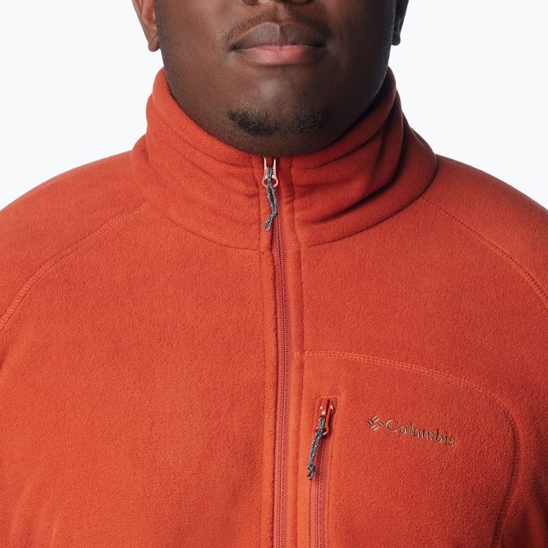 Columbia Fast Trek II wrap red men's trekking sweatshirt 6