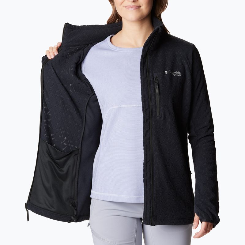 Columbia women's trekking sweatshirt Titan Pass 3.0 black 5