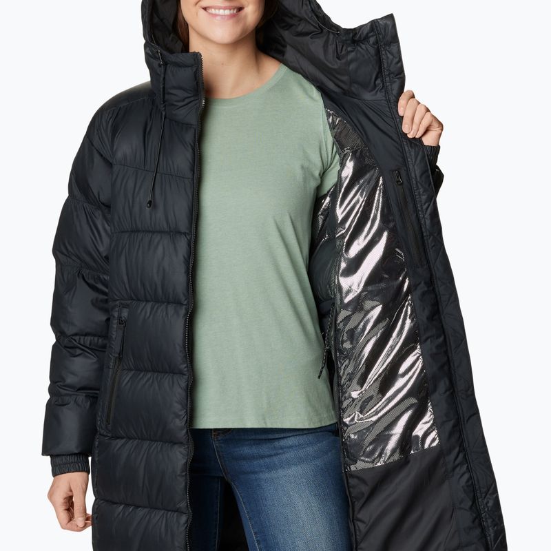 Columbia women's down coat Pike Lake II Long black 5