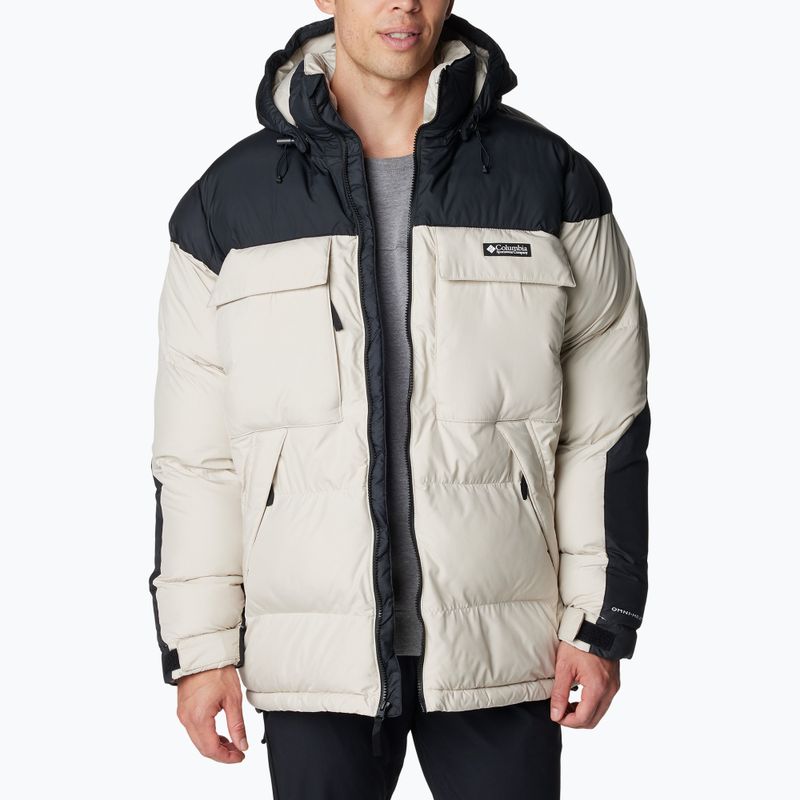 Columbia Ballistic Ridge Oversized men's down jacket dark stone/black 3