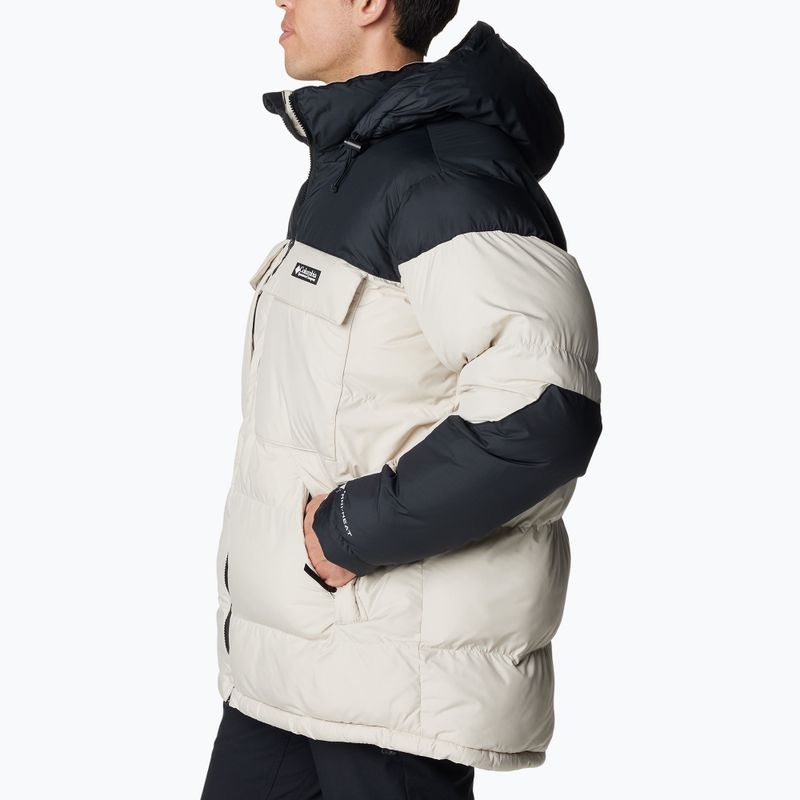 Columbia Ballistic Ridge Oversized men's down jacket dark stone/black 4