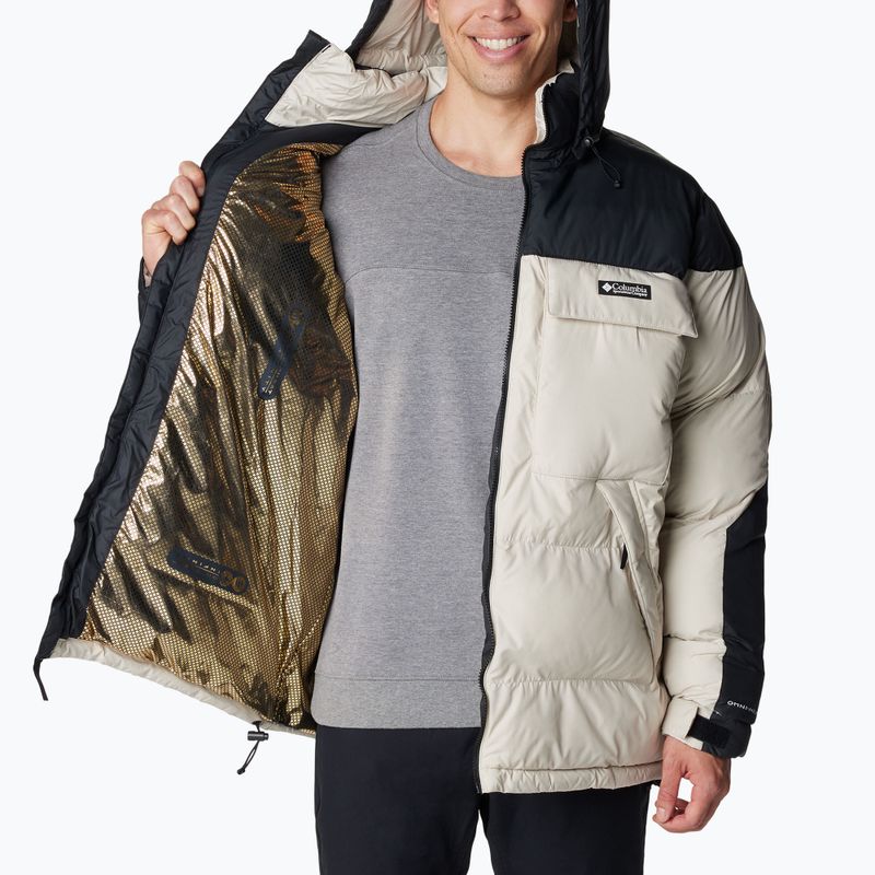 Columbia Ballistic Ridge Oversized men's down jacket dark stone/black 5