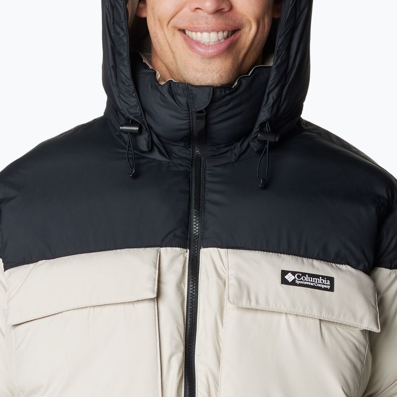Columbia Ballistic Ridge Oversized men's down jacket dark stone/black 6