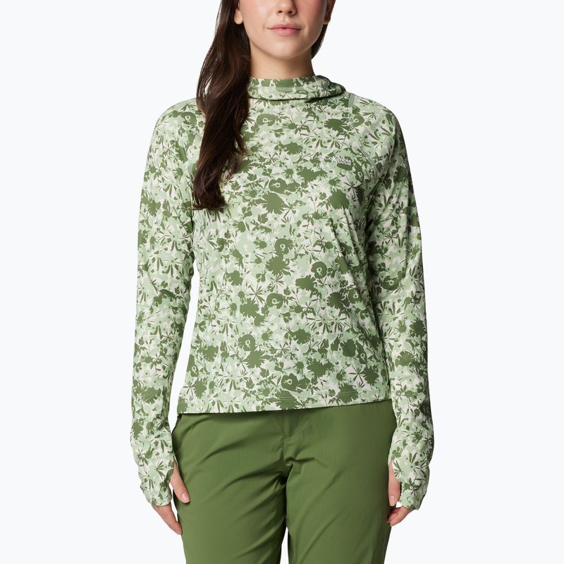 Columbia Summit Valley women's trekking sweatshirt sage leaf popflorid