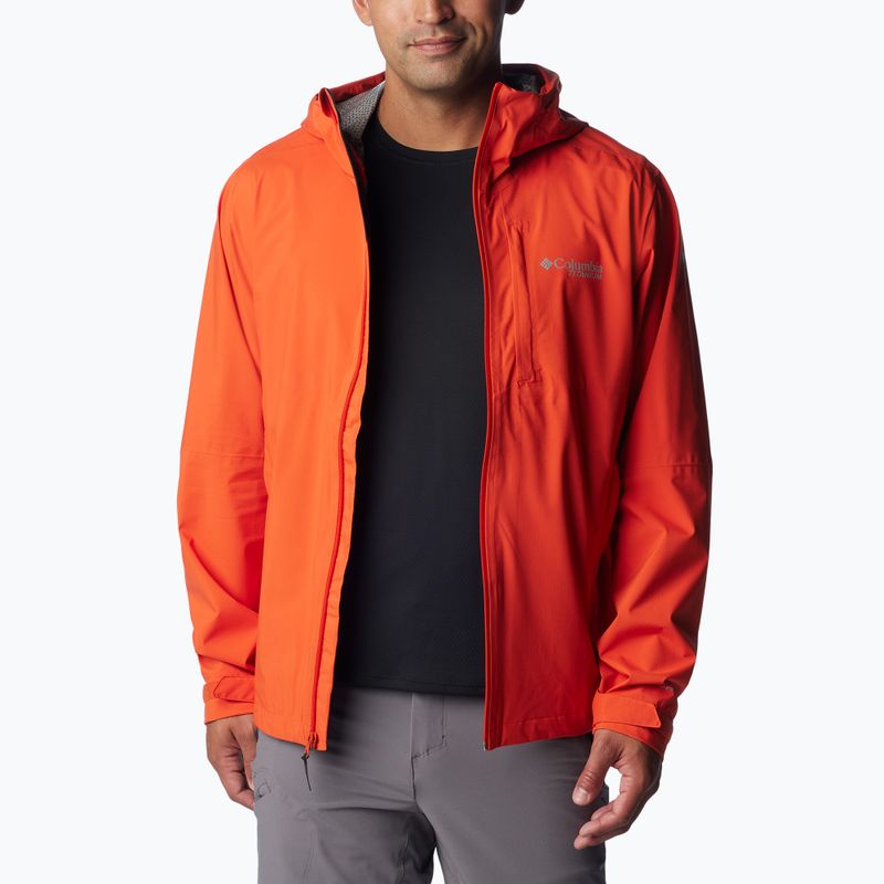 Columbia Ampli-Dry II Shell spicy men's rain jacket 2