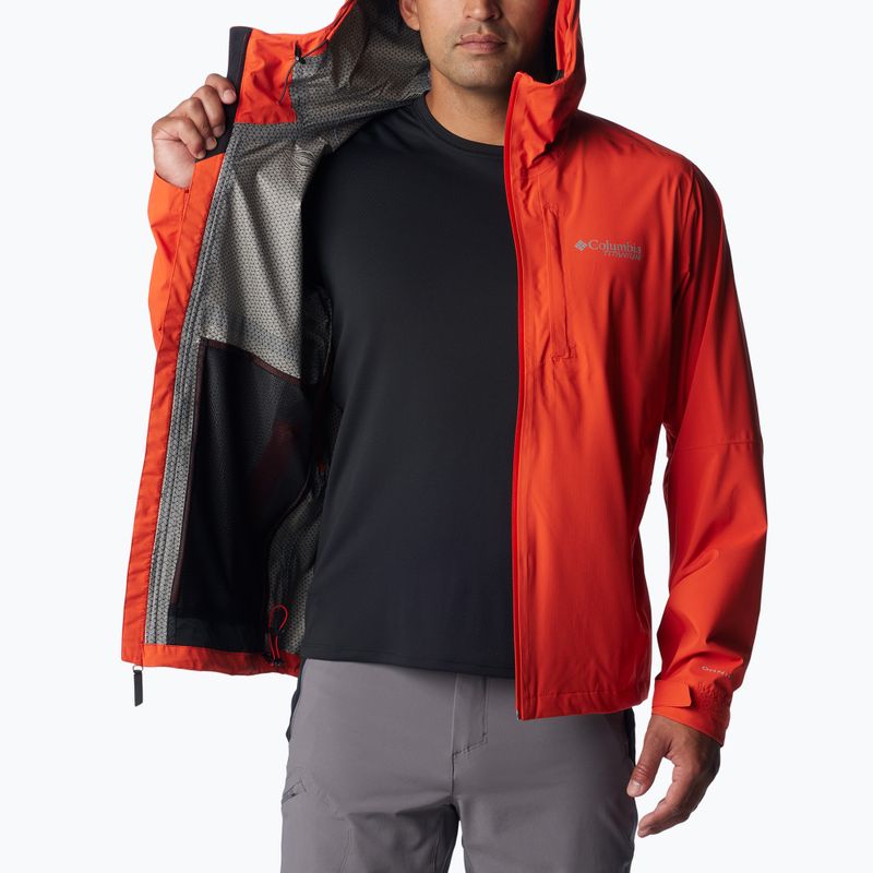 Columbia Ampli-Dry II Shell spicy men's rain jacket 5