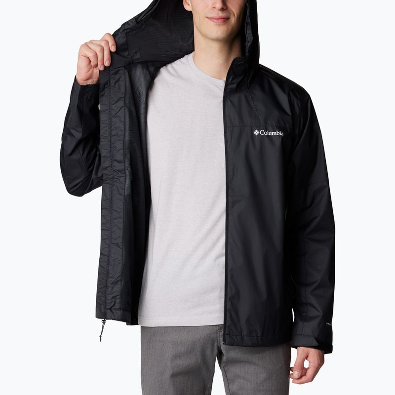 Columbia Inner Limits III men's rain jacket black 6