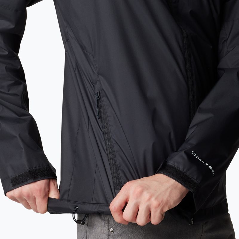 Columbia Inner Limits III men's rain jacket black 7