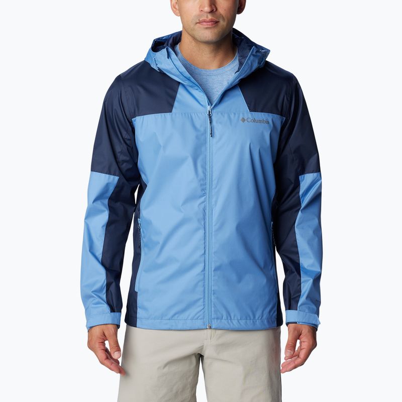 Columbia Inner Limits III men's rain jacket skyler/collegiate navy