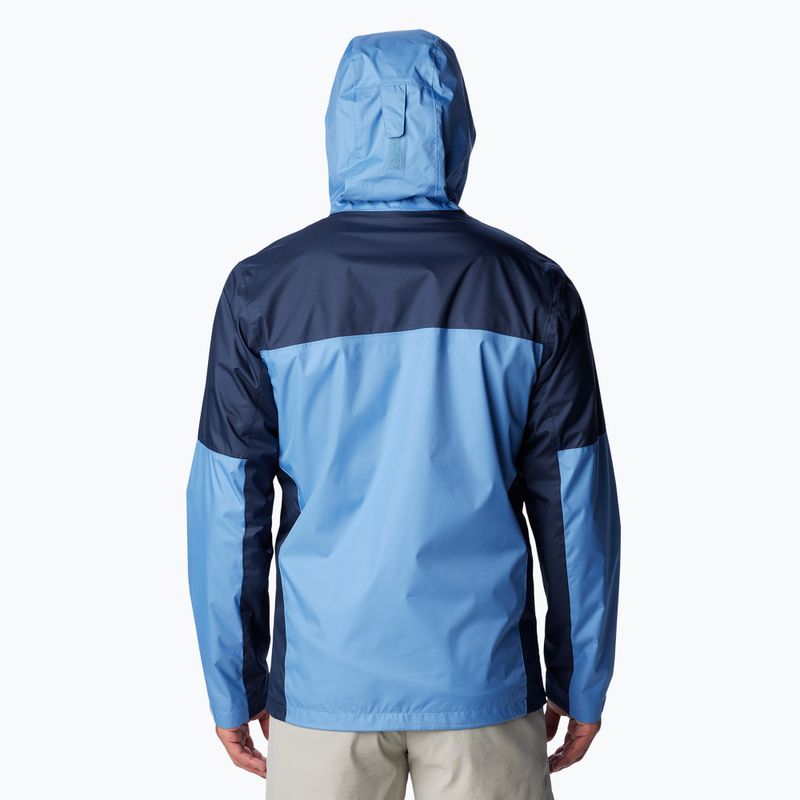 Columbia Inner Limits III men's rain jacket skyler/collegiate navy 3