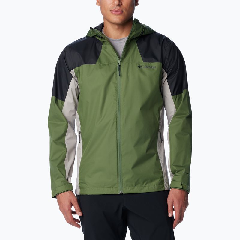 Columbia Inner Limits III men's rain jacket canteen/black/flint grey