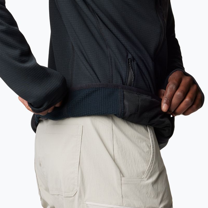 Men's Columbia Triple Canyon Grid fleece sweatshirt black/black 9
