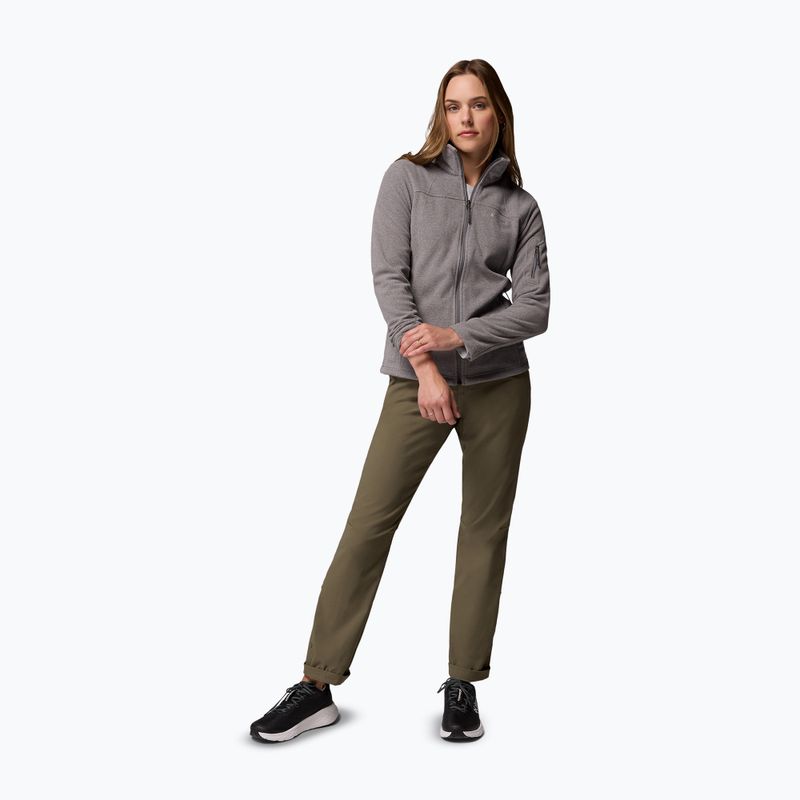 Women's fleece jacket Columbia Fast Trek II city grey heather/city grey 2