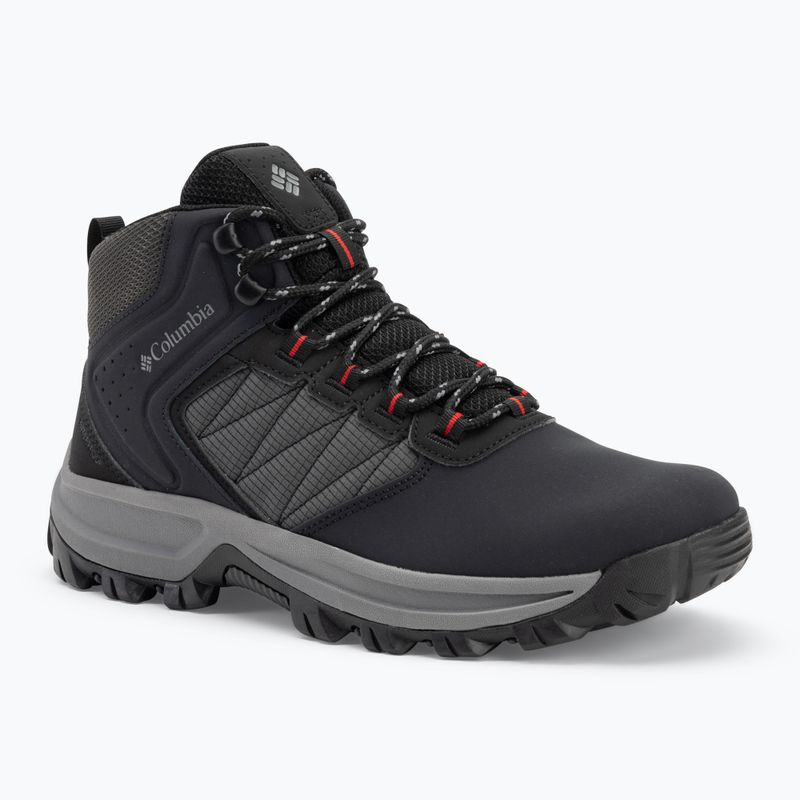 Men's hiking boots Columbia Transverse Hike Waterproof black/mountain red
