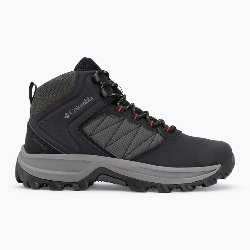 Men's hiking boots Columbia Transverse Hike Waterproof black/mountain red 2