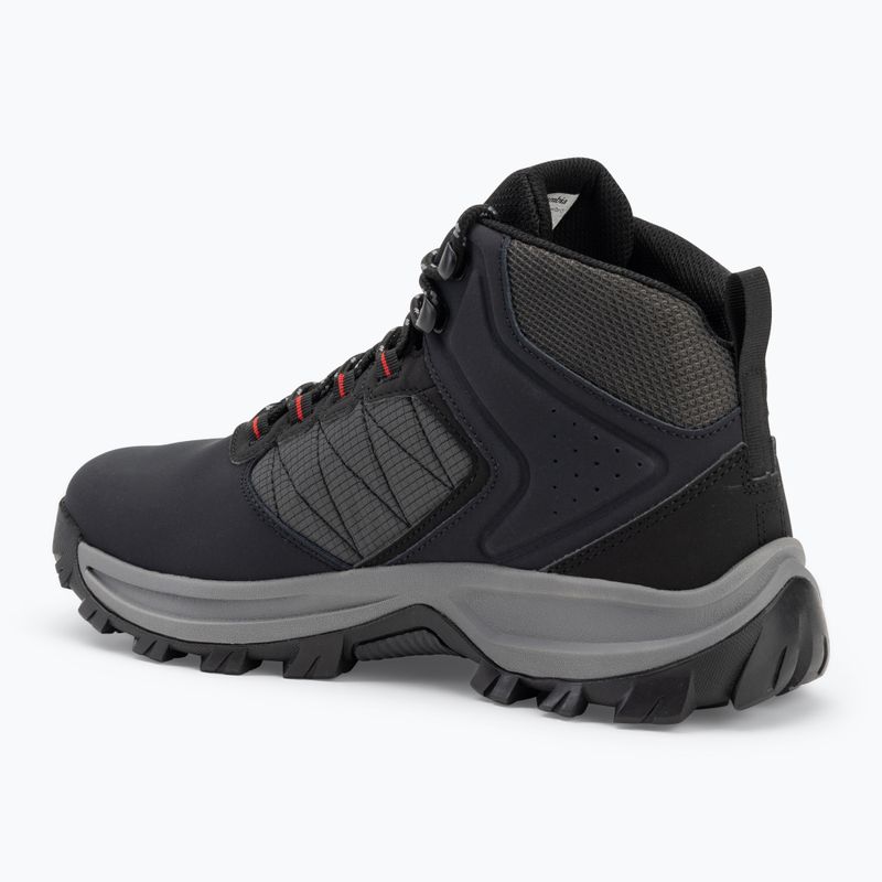 Men's hiking boots Columbia Transverse Hike Waterproof black/mountain red 3