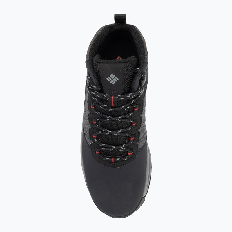 Men's hiking boots Columbia Transverse Hike Waterproof black/mountain red 5
