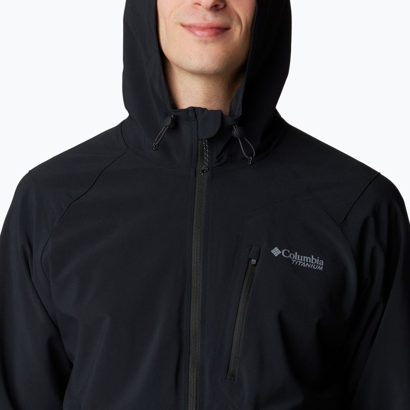 Men's softshell jacket Columbia Triple Canyon Hooded black 6