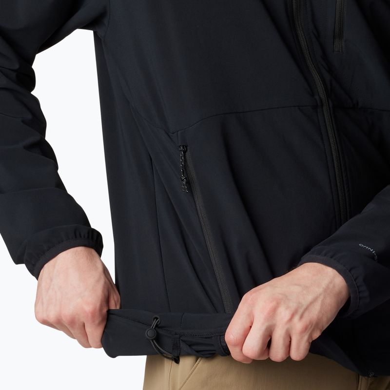Men's softshell jacket Columbia Triple Canyon Hooded black 7