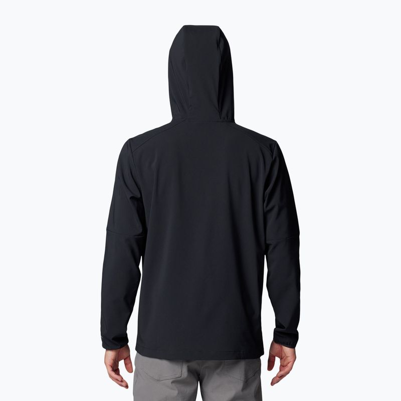 Men's trekking sweatshirt Columbia Tech Softshell Hoodie black 2