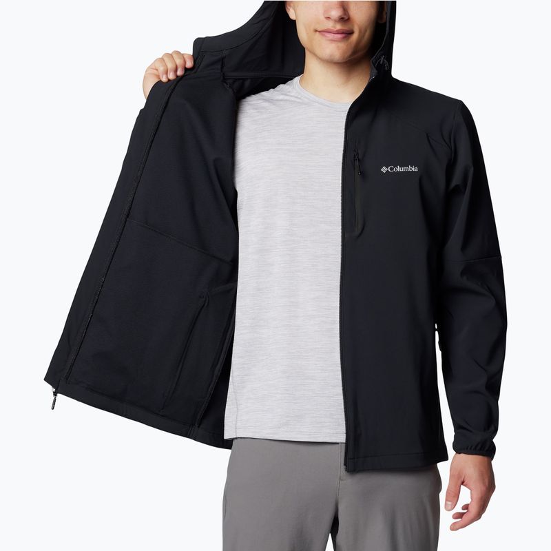 Men's trekking sweatshirt Columbia Tech Softshell Hoodie black 5